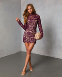 Barely Bloomed Lace Mini Dress