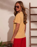 Dolce Vita Cherry Cotton Short Sleeve Graphic Tee