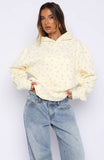 Offstage Printed Oversized Hoodie Lemon Ditsy