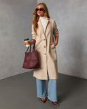 Breezy City Fall Pocketed Coat
