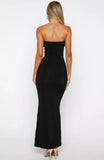 Platinum Maxi Dress Black
