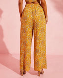 Ruisa Printed Wide Leg Pants