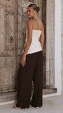 Dana Strapless Top Cream