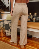 Frosted Wonder Knit Wide Leg Pants