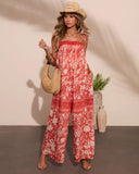 Island Frequency Floral Print Jumpsuit