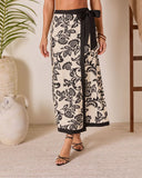 Lindsi Printed Wrap Tie Sarong
