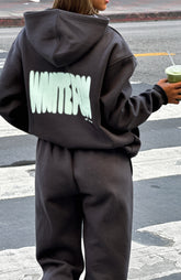11th Street New York Or Nowhere Oversized Hoodie Matcha Crumble