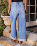 Gemstone Blues Stretch Pearl Embellished Jeans