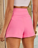 Romantic Ease High Rise Cuffed Hem Shorts