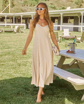 Maralen Gingham Maxi Dress