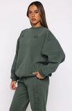 From The Archives Lexi Oversized Sweater Khaki