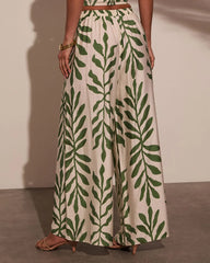 Sol Escape Tropical Drawstring Pants
