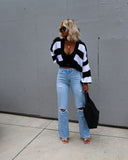 Eveleigh Relaxed Striped Cardigan