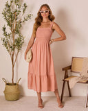 Sunday Ease Tiered Midi Dress