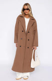 Modern Edge Oversized Coat Caramel
