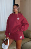 With Love For You Lounge Shorts Burgundy