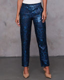 Come Away With Me Jacquard Pants