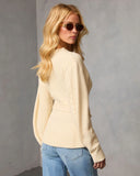 Old Harbor Belted Cable Knit Sweater