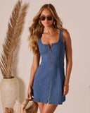 Kallena Denim Mini Dress