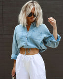 Blues For You Chambray Top