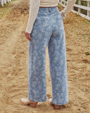 Prairie Bloom Rigid High Rise Relaxed Floral Jeans