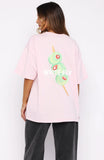 Non Negotiable Oversized Tee Pink
