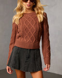 Claudete Cable Knit Sweater