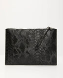 In My Skin Textured Zip Clutch