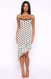 Ritz And Romance Midi Dress Cream Polka Dot