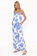 Kristy Pant Set Blue Shell