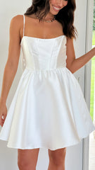 Ichiko Mini Dress White