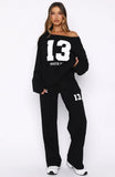 Only One Left Track Pants Black