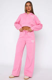Offstage Wide Leg Sweatpants Bubblegum