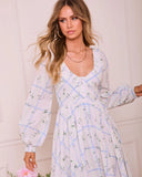Wildlight Muse Floral Plaid Maxi Dress