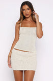 Just Imagine Mini Skirt Cream