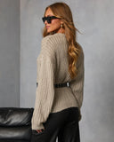 Ormelle Belted Open Front Cardigan