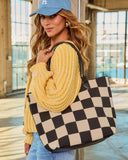 Next Era Checkered Tote Bag