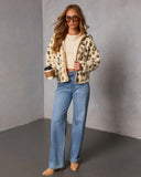 Marayla Sherpa Print Standard Jacket