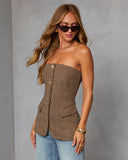 Chaylen Strapless Vest Top