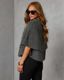 Whispering Oak Knit Caplet Sweater