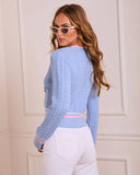 Game Set Match Button Up Cardigan Top
