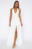 Sweet Temptation Halter Maxi Dress Bluebelle
