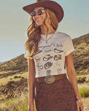 Cowgirl Club Graphic Short Sleeve Graphic Tee
