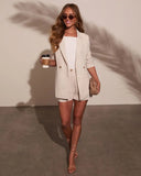 Juliet Days Striped Lightweight Blazer