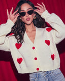 Listen To Your Heart Knit Button Front Cardigan