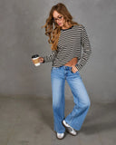 Mackey Striped Long Sleeve Top