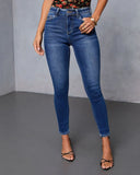 Perry Super Stretch High Rise Slim Leg Jeans