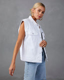 Serai Pocketed Denim Vest