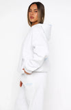 Daydreamers Nadia Oversized Hoodie Grey Marle