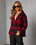 Fireside Manor Plaid Shirt Jacket